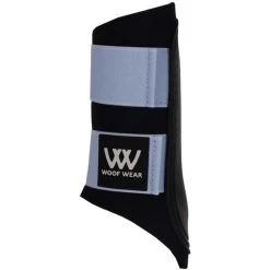 2023 Woof Wear Club Brushing Boots WB0003 - Black / Porcelain Blue Colour Black/Porcelain Blue