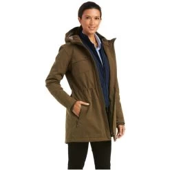 2022 Ariat Womens Argentium Insulator Parka Jacket 10041230 - Earth Colour Earth