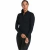 2022 Ariat Womens Ascent 1/4 Zip Long Sleeve Baselayer 10039197 - Black -Equestrian Products Store 10039197 front.700x700