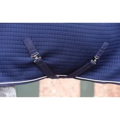 2022 Weatherbeeta Thermocell Standard Neck Cooler Fleece Rug 100621 - Navy / White -Equestrian Products Store 100621000320side.700x700