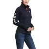Ariat Womens 1/2 Zip Team Sweatshirt 10030527 - Navy -Equestrian Products Store 113632 2.700x700