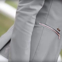 2022 Pikeur Womens Paulin Show Jacket 151200410 - Grey Colour Grey -Equestrian Products Store 1192 pik paulin show jacket gry3.700x700