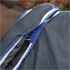 Weatherbeeta Wick Dri II Cooler Combo Neck - Charcoal / Blue / White -Equestrian Products Store 1509 Weatherbeeta Wick Dri II Cooler Combo Neck 5.700x700