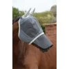 Weatherbeeta Deluxe Fly Mask With Nose - Grey