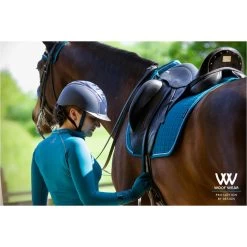 Woof Wear Dressage Saddle Cloth - Ocean Colour Ocean -Equestrian Products Store 1790 Ocean204.700x700