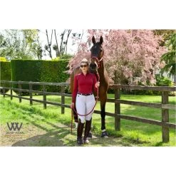 Woof Wear Womens Performance Riding Shirt - Shiraz Colour Shiraz -Equestrian Products Store 1797 Shiraz204.700x700
