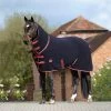 Weatherbeeta Fleece Cooler Combo Neck Rug - Navy / Red / White Colour Red/Navy/White
