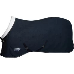 2022 Weatherbeeta Sherpa Cooler Standard Neck Fleece Rug 100391 - Dark Blue / White