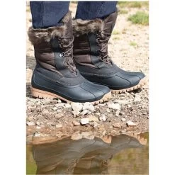2021 Woof Wear Mid Winter Boots WF0036 - Black -Equestrian Products Store 202120Woof20Wear20Mid20Winter20Boots20WF003620 20black20worn.700x700