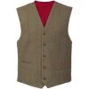 2022 Alan Paine Mens Combrook Tweed Shooting Field Waistcoat COMGLBW - Sage Colour Sage