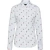 2022 Alan Paine Womens Lawen Printed Shirt LA2051 - White Printed