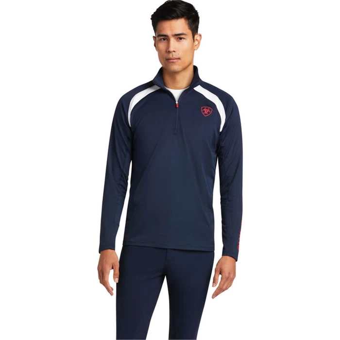 2022 Ariat Mens Sunstopper 1/4 Zip Baselayer 10039183 - Team 3 2022 Ariat Mens Sunstopper 1/4 Zip Baselayer 10039183 - Team
