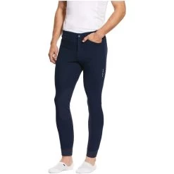 2022 Ariat Mens Tri Factor Grip Knee Patch Breech 10030540 - Navy