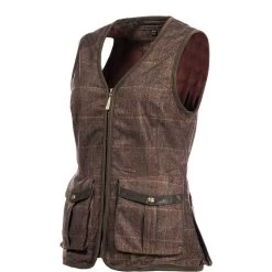 2022 Baleno Womens Kenwood Shooting Vest 914BB8MDTZ76 - Brown