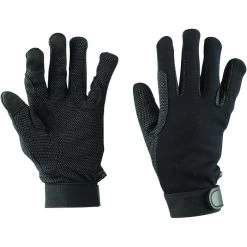 2022 Dublin Thinsulate Winter Track Riding Gloves 3877 - Black Colour Black