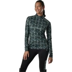 2022 Dublin Womens Sapphire Print Long Sleeve Top 1010959009 - Emerald