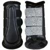 2022 HKM Sparkle Brushing Boots 13345 - Black / Silver 1 2022 HKM Sparkle Brushing Boots 13345 - Black / Silver -Equestrian Products Store 202220HKM20Sparkle20Brushing20Boots201334520 20Black2020Silver20Main.700x700