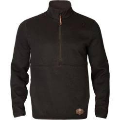 2022 Harkila Mens Metso Half Zip Fleece 15010734403 - Shadow Brown