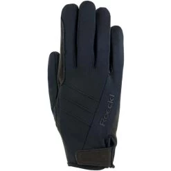 2022 Roeckl Wisbech Riding Gloves 310015 - Black Colour Black