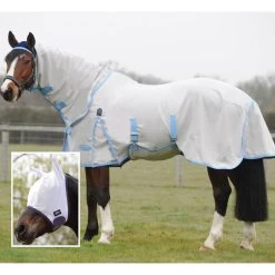 2022 Weatherbeeta Sweet Itch Shield Combo Neck & Weatherbeeta Comfitec Essential Mesh Mask Package