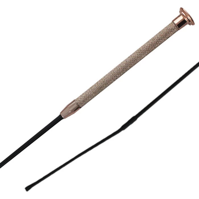 2022 Woof Wear Glitz Dressage Whip WH0001 - Rose Gold Colour Rose Gold 3 2022 Woof Wear Glitz Dressage Whip WH0001 - Rose Gold Colour Rose Gold