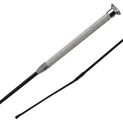 2022 Woof Wear Glitz Dressage Whip WH0001 - Silver Colour Silver