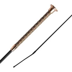 2022 Woof Wear Twisted Dressage Whip WH0002 - Cappuccino Colour Cappuccino