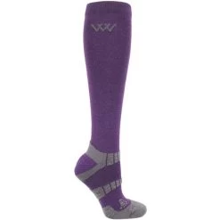 2022 Woof Wear Winter Riding Sock WW0015 - Damsen Colour Damsen