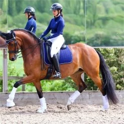 2023 Woof Wear Womens Performance Riding Shirt & Close Contact Saddle Pad Bundle WA0001WS0007 - Navy -Equestrian Products Store 202220Woof20Wear20Womens20Performance20Riding20Shirt20WA000120 20Navy20Main.700x700