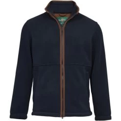 2023 Alan Paine Mens Aylsham Fleece Jacket AYLGJKT - Dark Navy