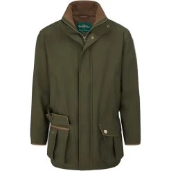 2023 Alan Paine Mens Stancombe Waterproof Shooting Coat STNGCOT - Olive