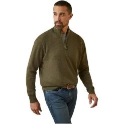 2023 Ariat Mens Bolinas Sweater 10046337 - Earth