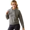 2023 Ariat Womens Just Hoodie 10043443 - Heather Grey