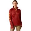 2023 Ariat Womens Tek Team 1/2 Zip Sweatshirt 1004670 - Fired Brick Colour Fired Brick -Equestrian Products Store 202320Ariat20Womens20Tek20Team201220Zip20Sweatshirt20100467020 20Fired20Brick201.700x700