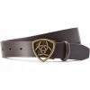 2023 Ariat Womens The Shield Belt 10043947 - Cocoa Colour Cocoa -Equestrian Products Store 202320Ariat20Womens20The20Shield20Belt201004394720 20Cocoa20Main.700x700