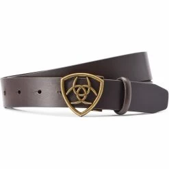 2023 Ariat Womens The Shield Belt 10043947 - Cocoa Colour Cocoa