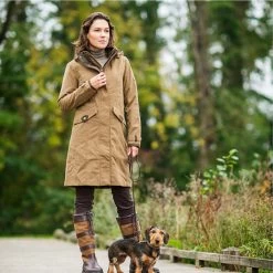 2023 Baleno Womens Chelsea Country Coat 818BB8L0 - Camel Colour Camel -Equestrian Products Store 202320Baleno20Womens20Chelsea20Country20Coat20818BB8L020 20Camel20Lifestyle201.700x700