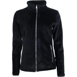 2023 HKM Womens Leana Plush Jacket 14233 - Black