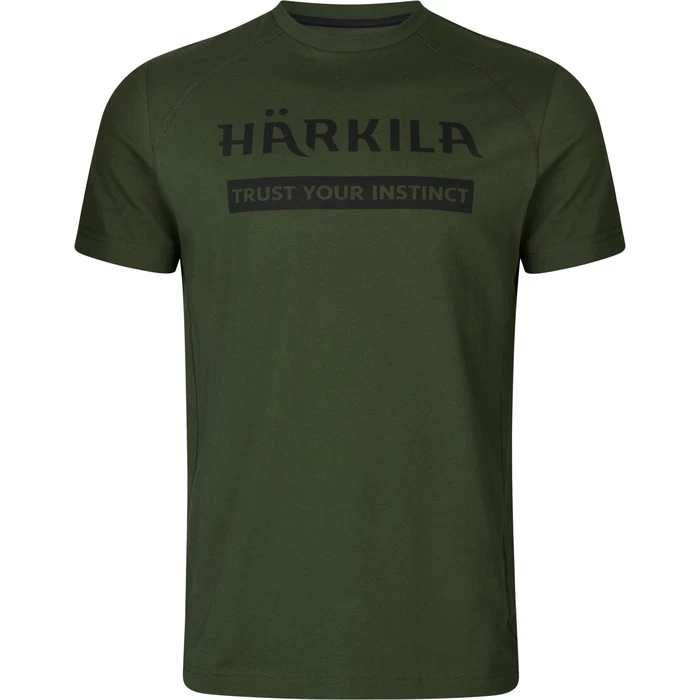 2023 Harkila 2 Pack Mens Logo T-Shirt 160105033 - Duffel Green / Phantom 4 2023 Harkila 2 Pack Mens Logo T-Shirt 160105033 - Duffel Green / Phantom - Image 2