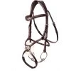 2023 Henry James Saddlery Mexican Grackle Bridle HJ-BR-05 - Havana Brown