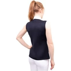 2023 Hy Equestrian Womens Sophia Sleeveless Show Shirt 3666 - Rich Navy -Equestrian Products Store 202320Hy20Equestrian20Womens20Sophia20Sleeveless20Show20Shirt20366620 20Rich20navy20Back.700x700