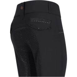 2023 Imperial Riding Womens Diva Capone Full Grip Riding Breeches KL4123003 - Black / Rose Gold Colour Black/Rose Gold -Equestrian Products Store 202320Imperial20Riding20Womens20Diva20Capone20Full20Grip20Riding20Breeches20KL412300320 20Black20Rose20Gold20Close20Up.700x700