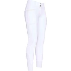2023 Imperial Riding Womens Diva Capone Full Grip Competition Riding Breeches KL4123003 - White Colour White