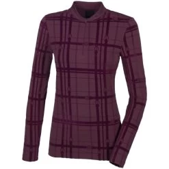 2023 Pikeur Womens Zip Shirt 428100 - Mulberry