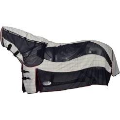 2023 Weatherbeeta Breeze With Surcingle IV Combo Neck 10183790 - White / Navy / Red Colour White / Navy / Red