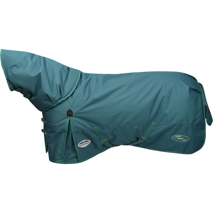 2023 Weatherbeeta Green-Tec 1200D Detach-A-Neck Lite Plus Turnout Rug - Dragonfly Blue / Bottle Green 3 2023 Weatherbeeta Green-Tec 1200D Detach-A-Neck Lite Plus Turnout Rug - Dragonfly Blue / Bottle Green