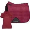 2023 Weatherbeeta Womens Prime Short Sleeve Top & Prime Dressage Saddle Pad Bundle 1019060001000745 - Maroon -Equestrian Products Store 202320Weatherbeeta20Womens20Prime20Short20Sleeve20Top20Prime20Dressage20Saddle20Pad20Bundle20101906000100074520 20Maroon20Main.700x700