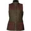 2023 Womens Retrieve Waistcoat 1201141 - Dark Warm Olive / Burgundy