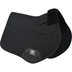 2023 Woof Wear Vision Elegance Sheepskin Close Contact Jumping Saddle Pad WS0030 - Black