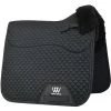 2023 Woof Wear Vision Elegance Sheepskin Dressage Saddle Pad WS0031 - Black Colour Black